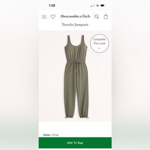 Abercrombie Traveler Jumpsuit